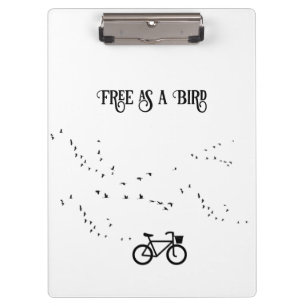 Carpeta De Pinza Vida en bicicleta, libre como personalizable de pá