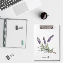 Carpeta De Pinza Vida herbal: Lavanda, personalizable