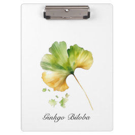 Carpeta De Pinza Vida herbal: personalizable Ginkgo Biloba