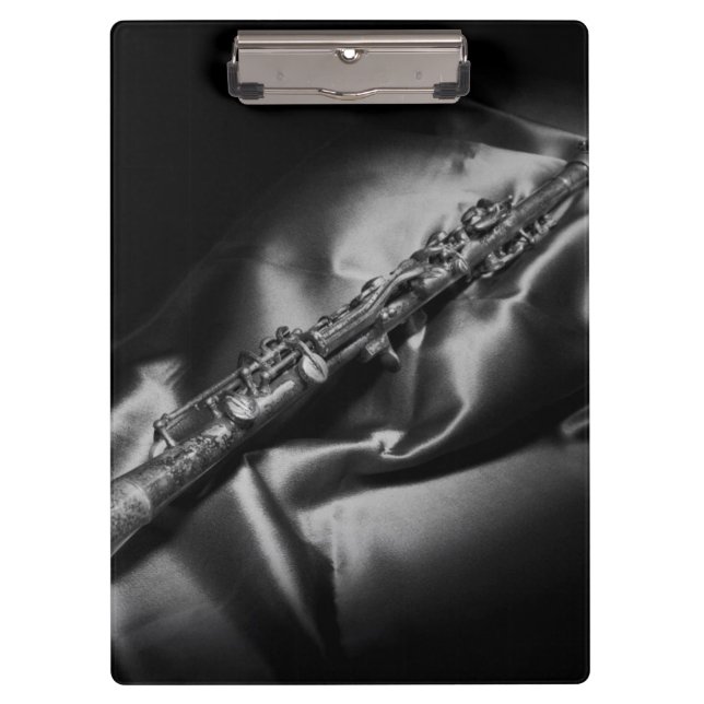Carpeta De Pinza Vida residual del clarinete antiguo, B&W (Anverso)