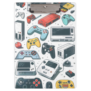 Carpeta De Pinza Videojuegos retro