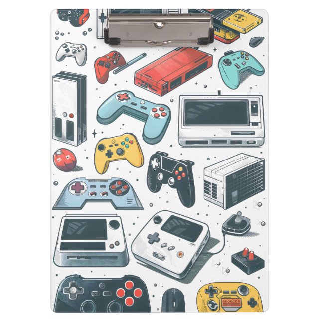 Carpeta De Pinza Videojuegos retro (Anverso)
