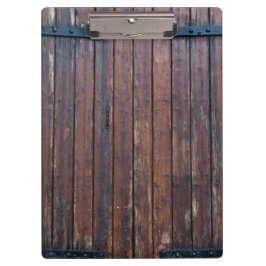 Carpeta De Pinza Viejas Puertas De Madera Marrón Con Soporte De Hie