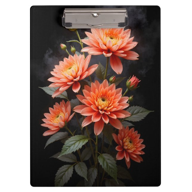Carpeta De Pinza Vietnamese Chrysanthemum on the Moon (Anverso)