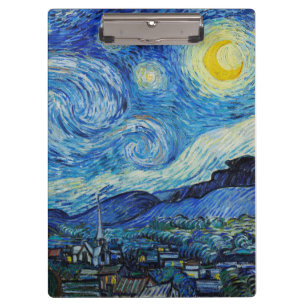 Carpeta De Pinza Vincent Van Gogh es la noche estrellada