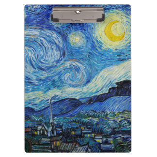 Carpeta De Pinza Vincent Van Gogh es la noche estrellada