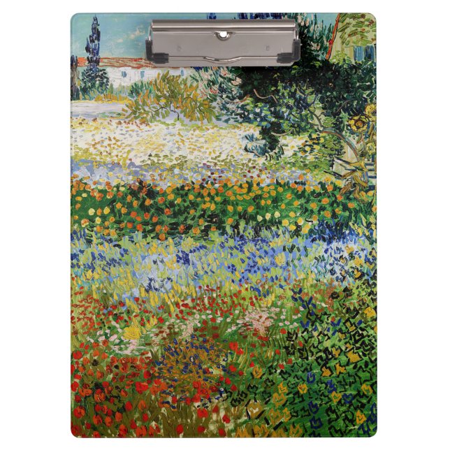 Carpeta De Pinza Vincent van Gogh - Jardín de flores (Anverso)