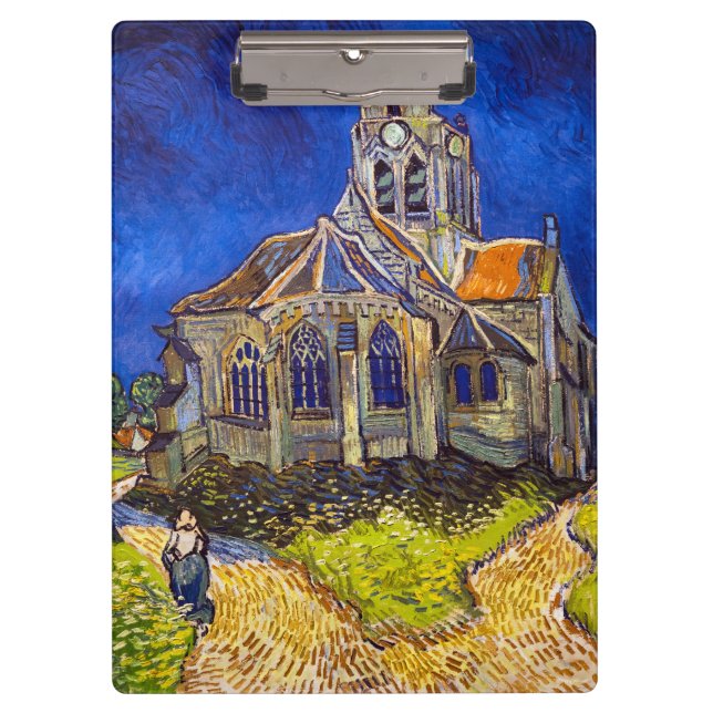 Carpeta De Pinza Vincent van Gogh - La Iglesia de Auvers (Anverso)