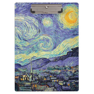Carpeta De Pinza Vincent Van Gogh. La noche estrellada