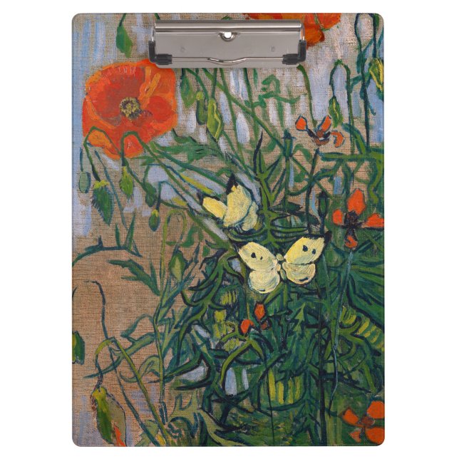 Carpeta De Pinza Vincent van Gogh - Mariposas y Papas (Anverso)