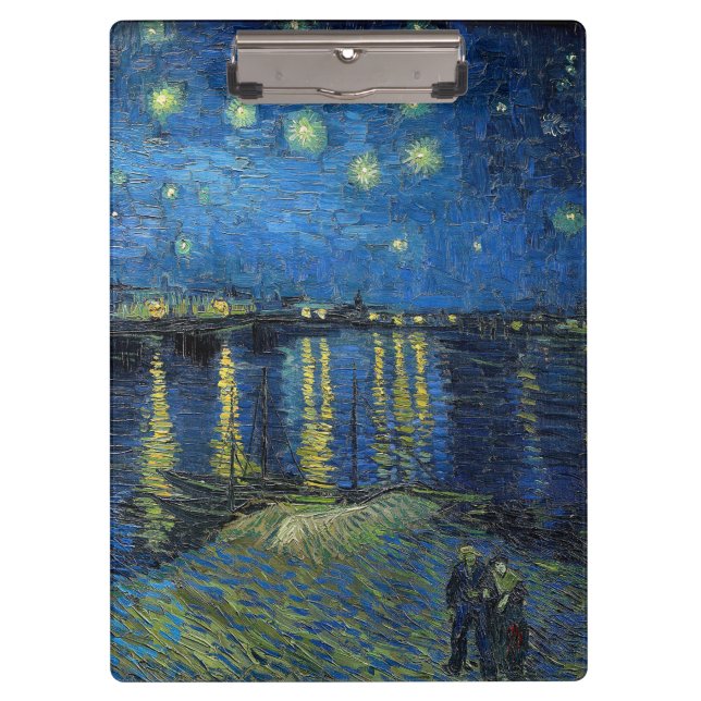 Carpeta De Pinza Vincent van Gogh - Noche estrellada sobre el Ródan (Anverso)
