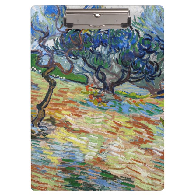 Carpeta De Pinza Vincent van Gogh - Olivos: Cielo azul brillante (Anverso)