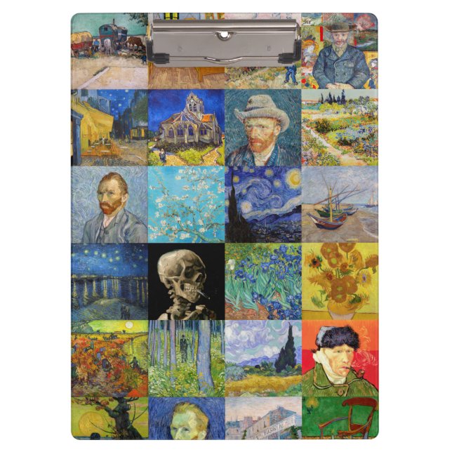 Carpeta De Pinza Vincent van Gogh - Piquetas maestras del mosaico (Anverso)