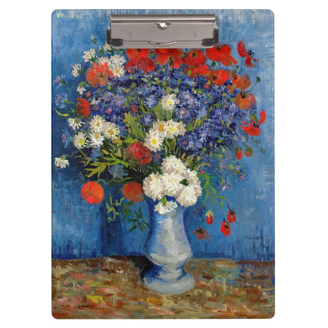 Carpeta De Pinza Vincent van Gogh - Vase con Cornflowers & Poppies (Anverso)