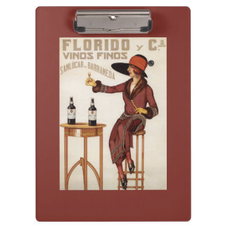 Carpeta De Pinza Vinos Finos - Sanlucar de Barrameda de Florido