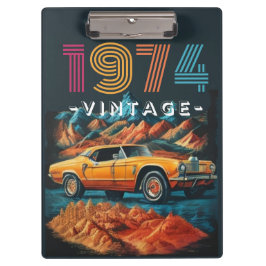 Carpeta De Pinza Vintage 1974 cool car