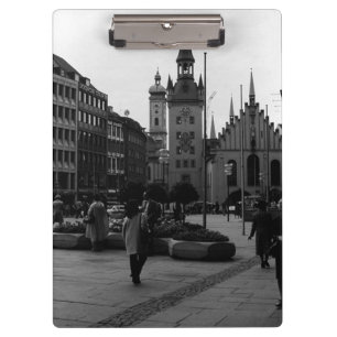 Carpeta De Pinza Vintage Alemania Munich Church Marienplatz