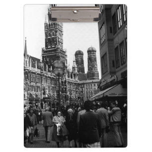 Carpeta De Pinza Vintage Alemania Munich Frauenkirche Frauenplatz