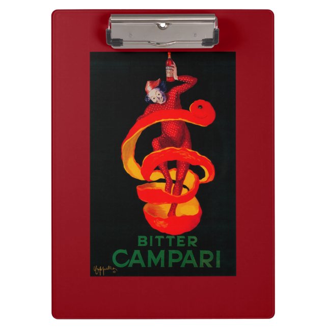 Carpeta De Pinza Vintage amargo PosterEurope de Campari (Anverso)