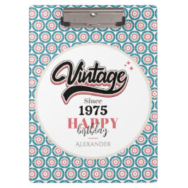 Carpeta De Pinza Vintage desde 1975