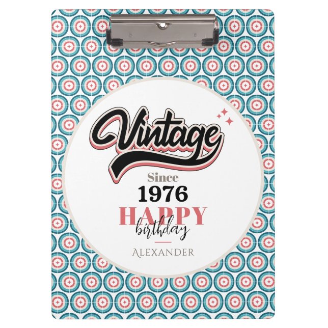 Carpeta De Pinza Vintage desde 1976