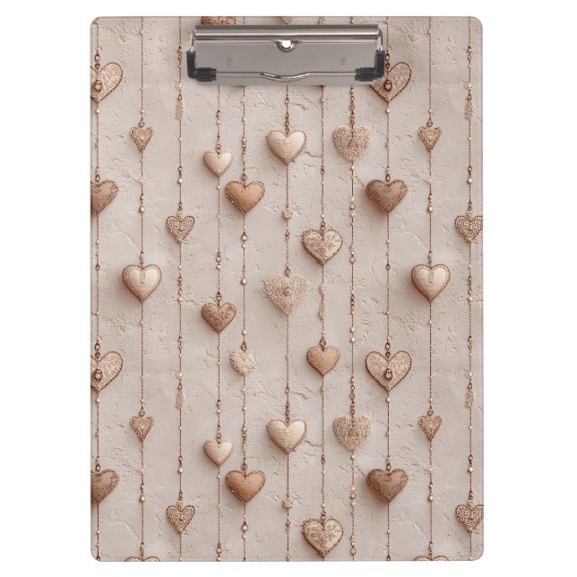 Carpeta De Pinza Vintage Lace Heart Strings (Anverso)