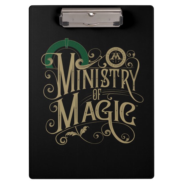 Carpeta De Pinza Vintage MINISTRY OF MAGIC™ Graphic (Anverso)