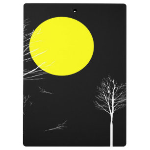 Carpeta De Pinza Vintage nocturno de la luna #3