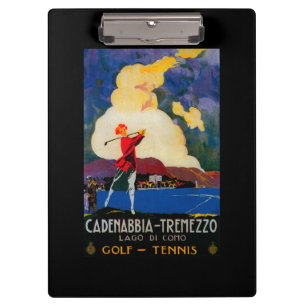 Carpeta De Pinza Vintage PosterEurope de CadenabbiaTremezzo