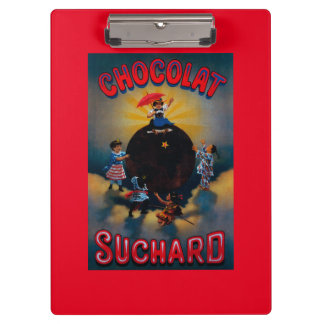 Carpeta De Pinza Vintage PosterEurope de Chocolat Suchard