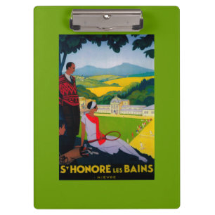 Carpeta De Pinza Vintage PosterEurope de Honore Les Bains