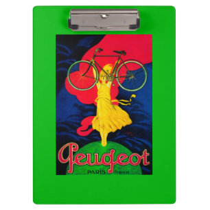 Carpeta De Pinza Vintage PosterEurope de la bicicleta de Peugeot