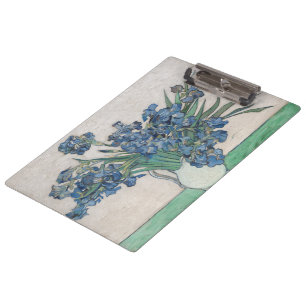 Carpeta De Pinza Vintage Van Gogh Irises