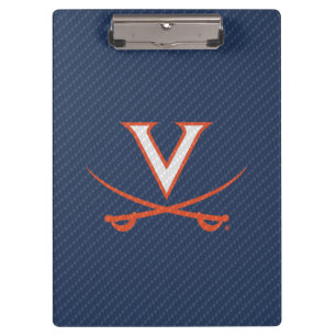 Carpeta De Pinza Virginia Cavaliers de fibra de carbono