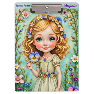Carpeta De Pinza VIRGINIA ~ Chica lindo ~