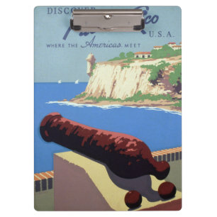 Carpeta De Pinza Visita la Fortaleza El Morro, Puerto Rico, Viejo S