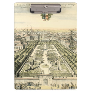 Carpeta De Pinza Vista aérea del jardín formal de Eric Dahlbergh