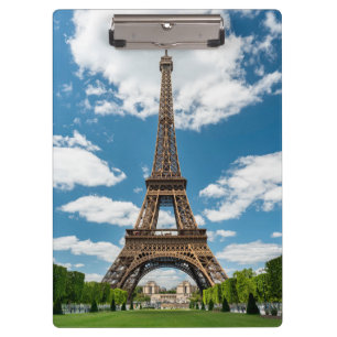 Carpeta De Pinza Vista de la Torre Eiffel desde el Parque Público C