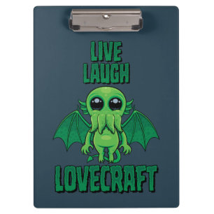 Carpeta De Pinza Vive Ríe Lovecraft Cthulhu Lindo