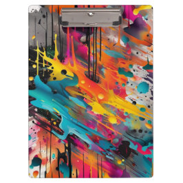 Carpeta De Pinza Vivid Chaos Splash Graffiti