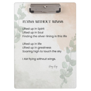 Carpeta De Pinza Volando sin alas Poesía Poesía Palabra escrita