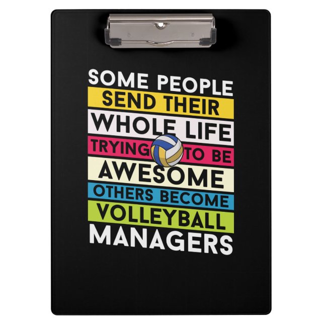 Carpeta De Pinza Volleyball Player | Volleyball Managers (Anverso)