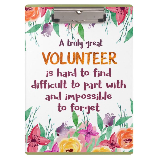 Carpeta De Pinza Voluntarios Gracias Voluntarios (Anverso)