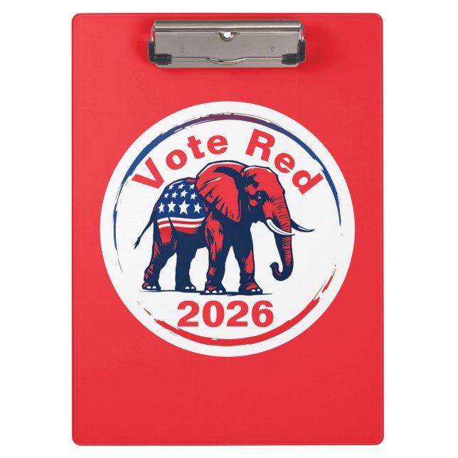 Carpeta De Pinza Voto rojo 2026 (Anverso)