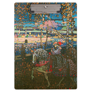 Carpeta De Pinza Wassily Kandinsky La Pareja Montada Arte Ruso