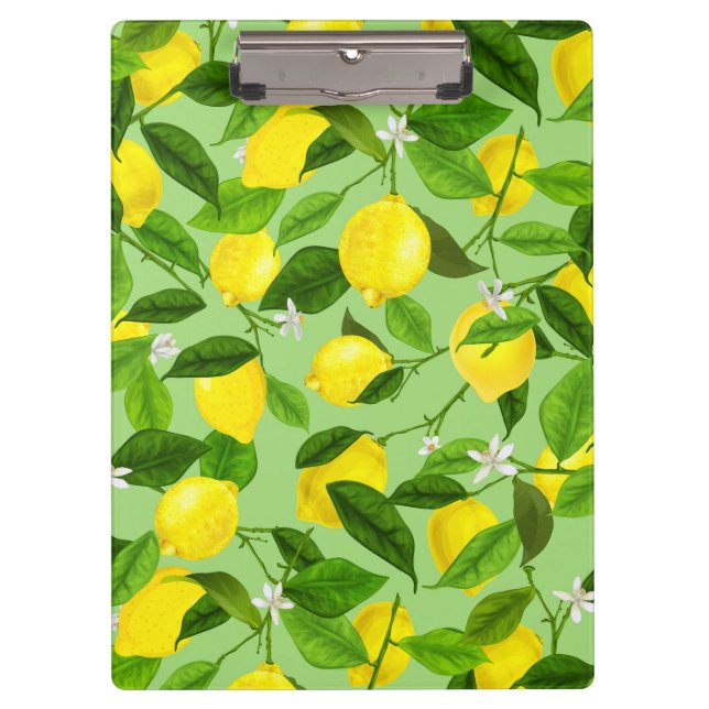 Carpeta De Pinza Watercolor Lemon 3 (Anverso)