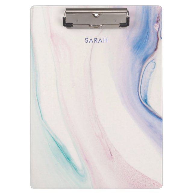 Carpeta De Pinza Watercolor Pastel (Anverso)