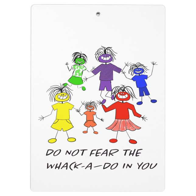 Carpeta De Pinza Whack-A-Do (Reverso)