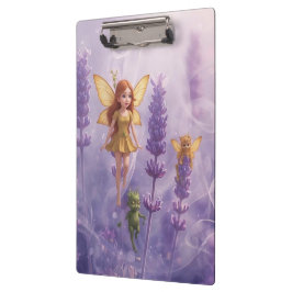 Carpeta De Pinza Whimsy Among the Purple Blooms