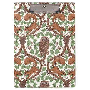 Carpeta De Pinza Whispers/Owls y Squirrels en roble/mo